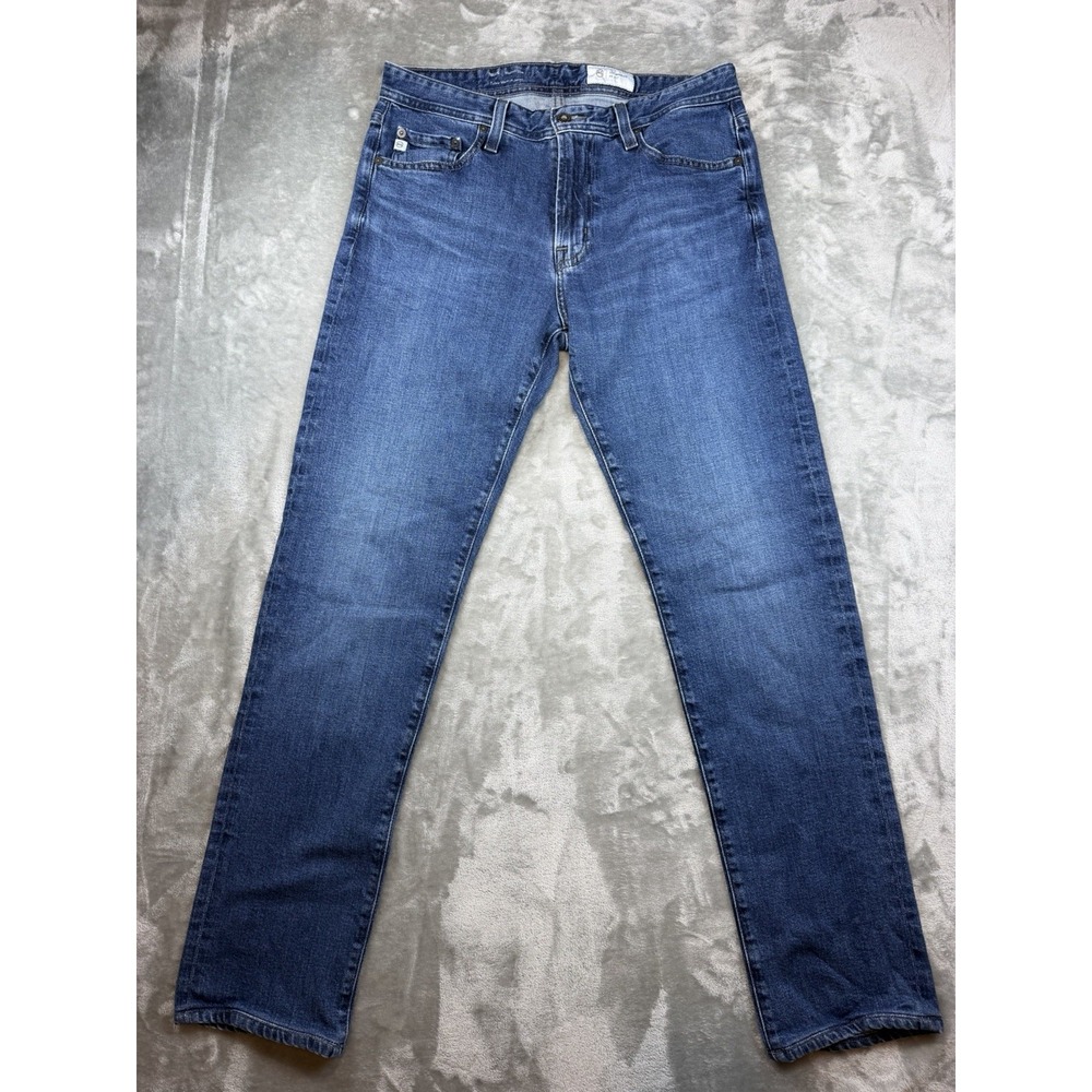 AG Adriano Goldschmied The Tellis Modern Slim Jeans Mens 32x34 Dark Wash Denim